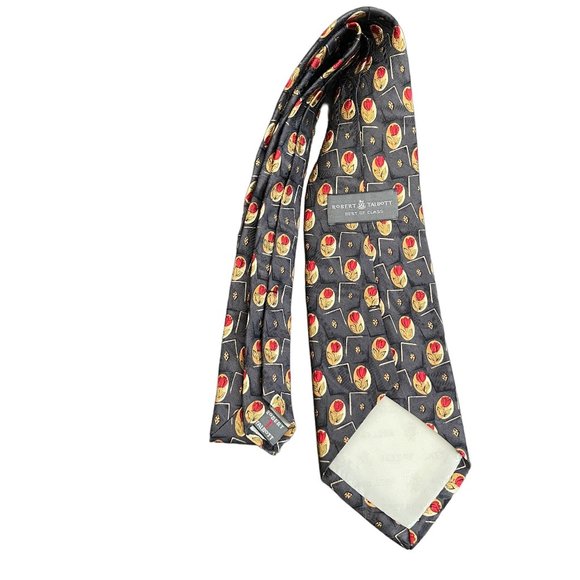 Robert Talbott Best Of Class Rose Print Neck Tie - Picture 2 of 6